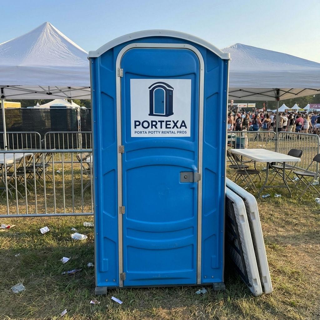 Community event restrooms